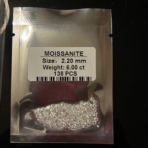 Moissanite Gemstones 6.00 ct